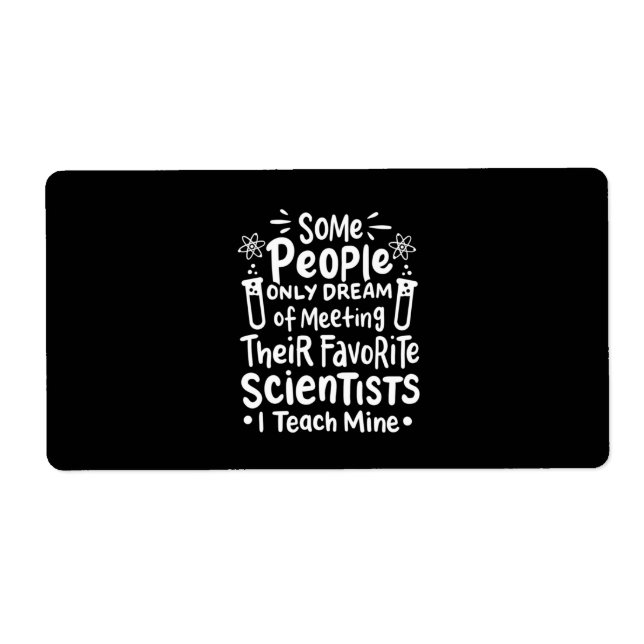 Scientist Gift | I Teach Favourite Scientists (Front)