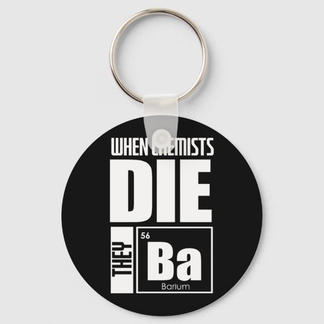 Scientist Gift | Lovely Chemistry Key Ring (Front)