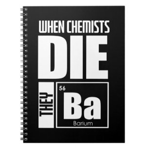 Scientist Gift Lovely Chemistry Notebook