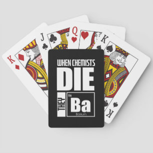 Scientist Gift   Lovely Chemistry Playing Cards