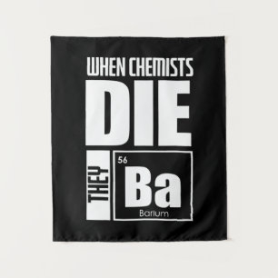 Scientist Gift   Lovely Chemistry Tapestry
