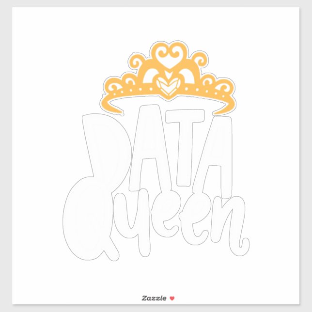 Scientist Gift | Proud Data Queen (Sheet)