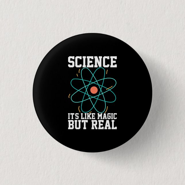Scientist Gift | Science It Is Like Magic 3 Cm Round Badge (Front)
