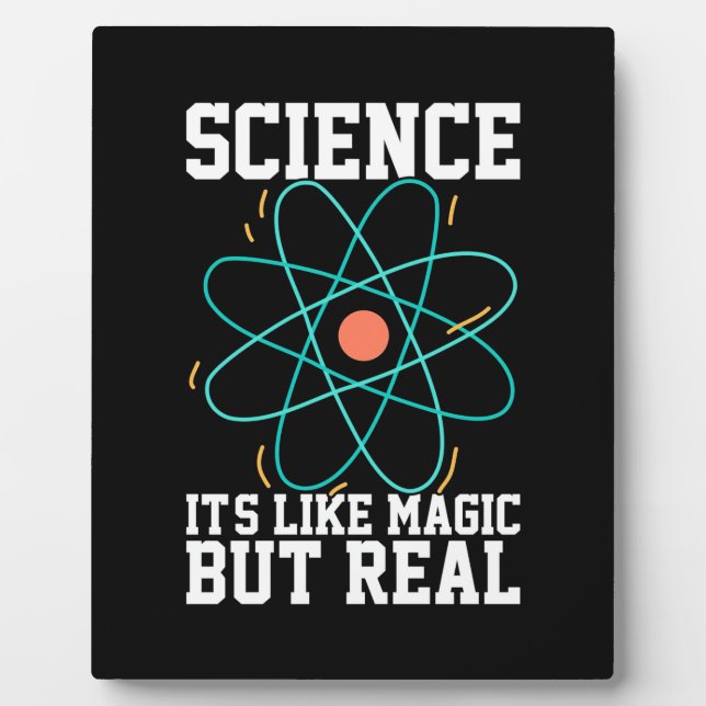 Scientist Gift | Science It Is Like Magic Plaque (Front)