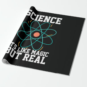 Scientist Gift   Science It Is Like Magic Wrapping Paper
