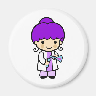 Scientist Girl 2 Magnet