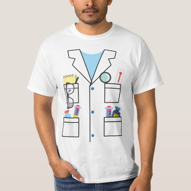 Scientist Halloween Costume Cute Chemist Science  T-Shirt (Front)