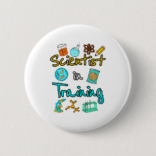Scientist in Training Science Lover STEM 6 Cm Round Badge
