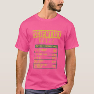 Scientist rates Profession career worker T-Shirt