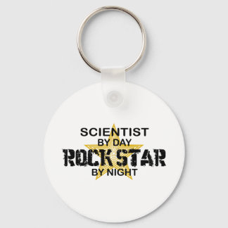 Scientist Rock Star by Night Key Ring