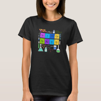 Scientist Science Chemistry Fan Elements Teacher F T-Shirt