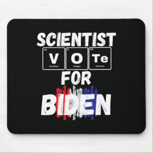 Scientist Vote For Biden Mouse Mat