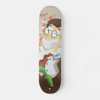 Scientist With Test Tubes Skateboard