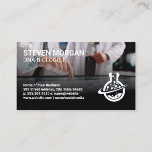 Scientist Working in the Lab Business Card