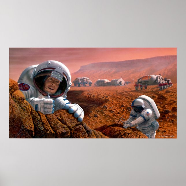 Scientists on Mars Poster (Front)