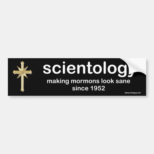 scientology bumper sticker (Front)