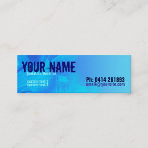 Scifi_Blue Skinny Profile Card