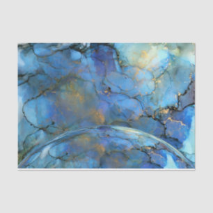 Scifi Colourful orb abstract background Tissue Paper