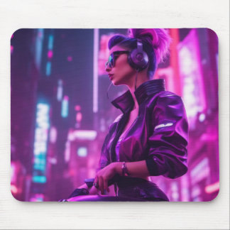 Scifi Girl Mouse Mat
