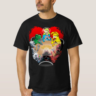 SciFi Poker - Wally Wood-ish T-Shirt