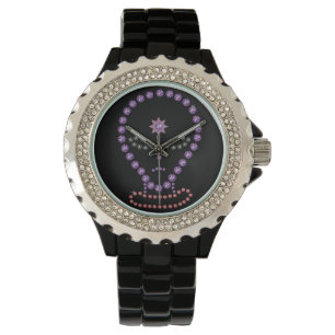 SciFi Rhinestone Alien Watch