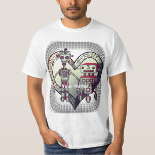Scifi robot love T-Shirt