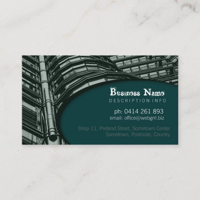 Scifi Skies Business Card (Front)