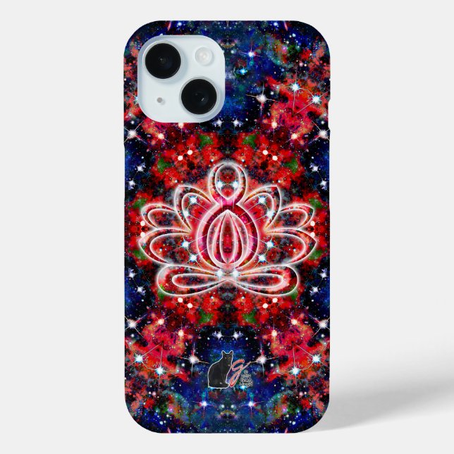 Scintillation Zen Lotus Case-Mate iPhone Case (Back)