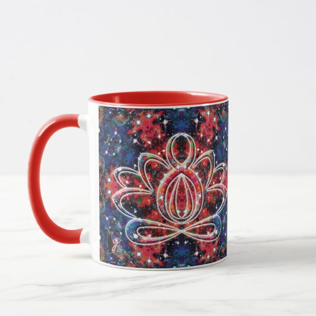 Scintillation Zen Lotus Mug (Left)