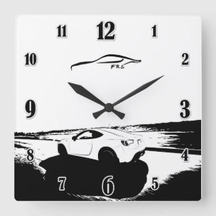 Scion FRS  Rolling shot Square Wall Clock
