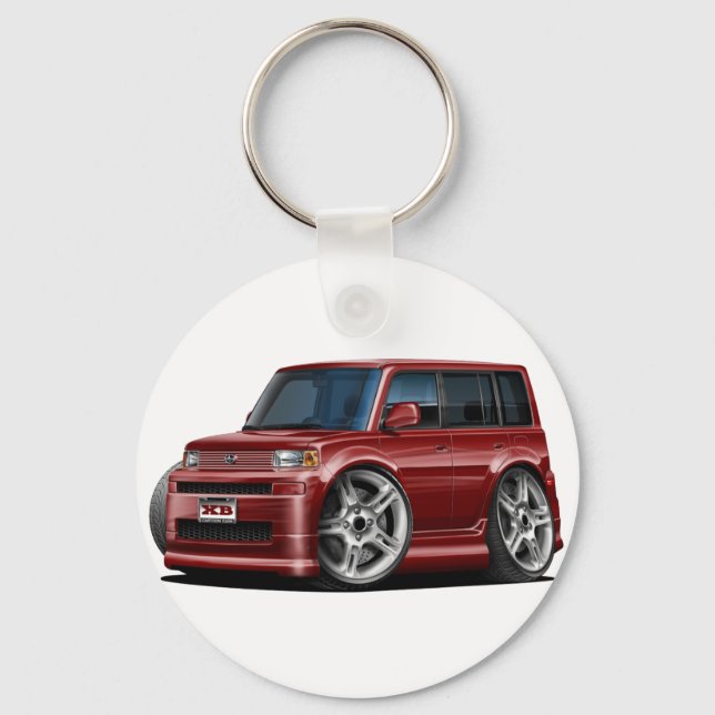 Scion XB Maroon Car Key Ring (Front)