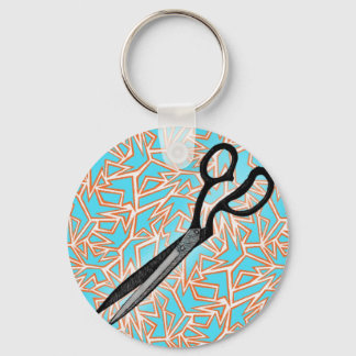 Scissor Art Key Ring