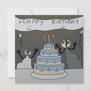 ScissorHeads Birthday Card