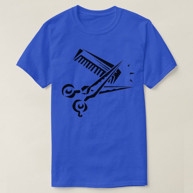 Scissors and cumb T-Shirt (Design Front)