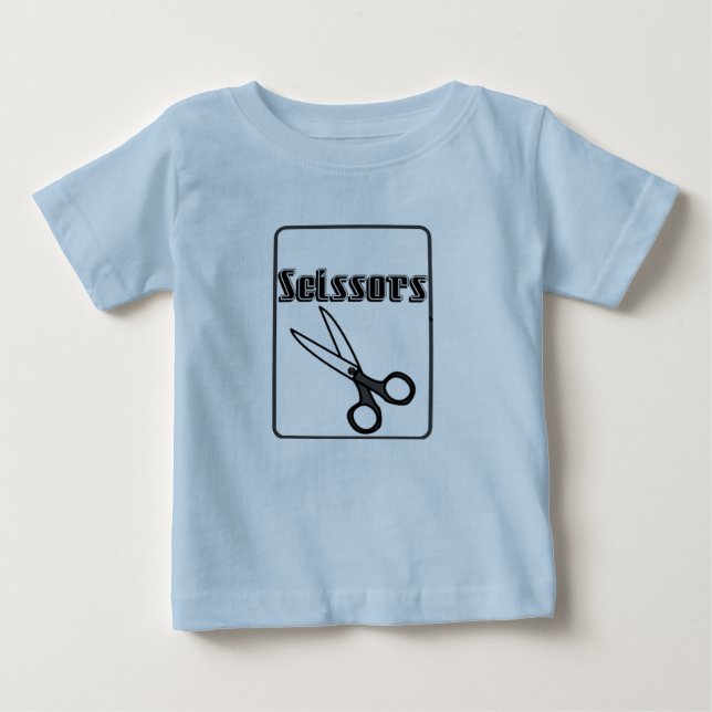 Scissors Baby T-Shirt (Front)