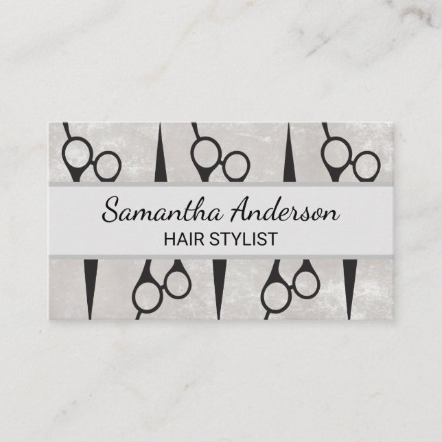 Scissors  business card (Front)