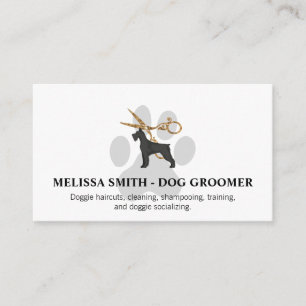 Scissors   Dog Groomer Business Card