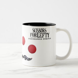 Scissors for Lefty Two-Tone Coffee Mug
