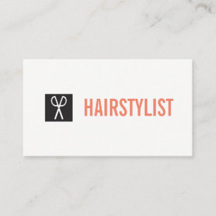 Scissors Icon / Hairstylist Business Card