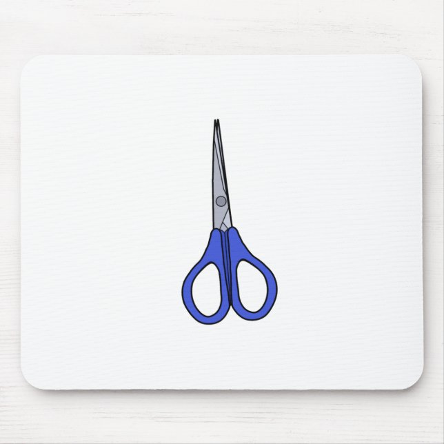 Scissors Mouse Mat (Front)