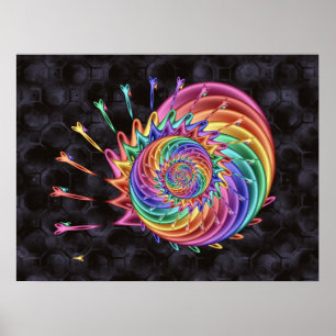 Scissors Pattern Poster