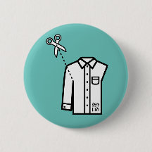 Scissors Sleeves Button