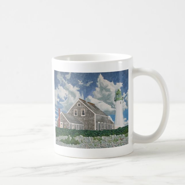 Scituate Lighthouse Coffee Mug (Right)