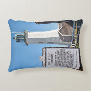 Scituate Lighthouse MA Accent Pillow