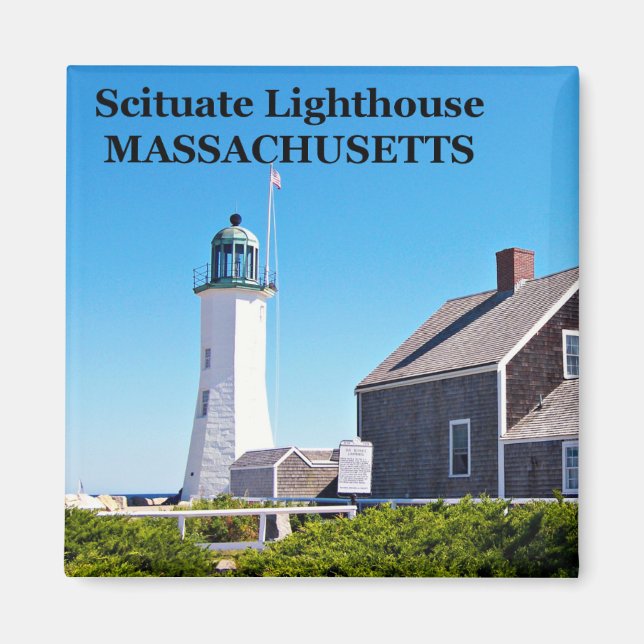 Scituate Lighthouse, Massachusetts Magnet (Front)