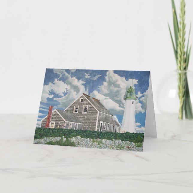 Scituate Lightkeeper's House Holiday Card (Front)