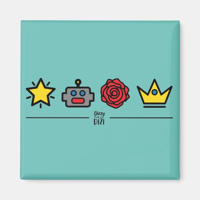 SCK Icons Blue Magnet (Front)