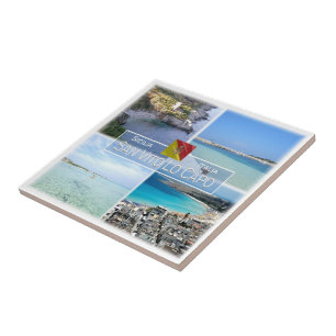 SCL012 SAN VITO LO CAPO, Mosaic, Sicily, Tile