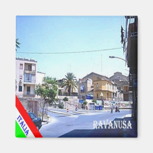 SCL071 RAVANUSA, Sicily, Italy, Fridge Magnet