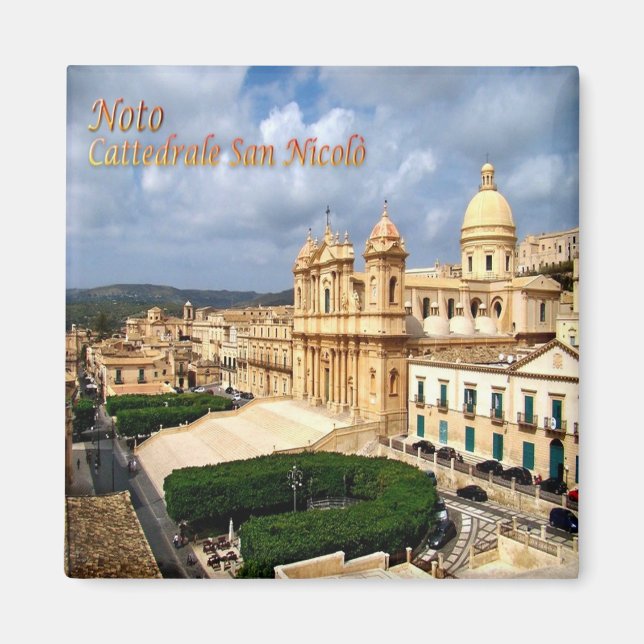 SCL076 NOTO Saint Nicholas Cathedral, Fridge Magnet (Front)